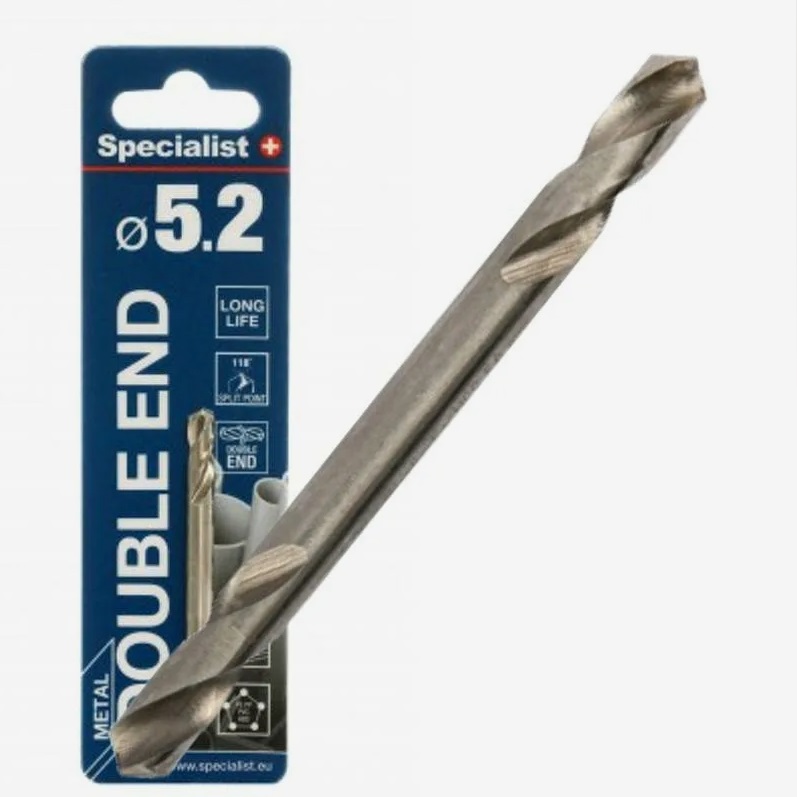 Сверло по металлу двустороннее Specialist HSS Split point d. 5,2 мм