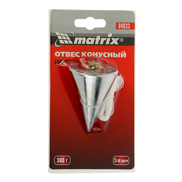 Отвес Matrix 84833 300гр. 5 м