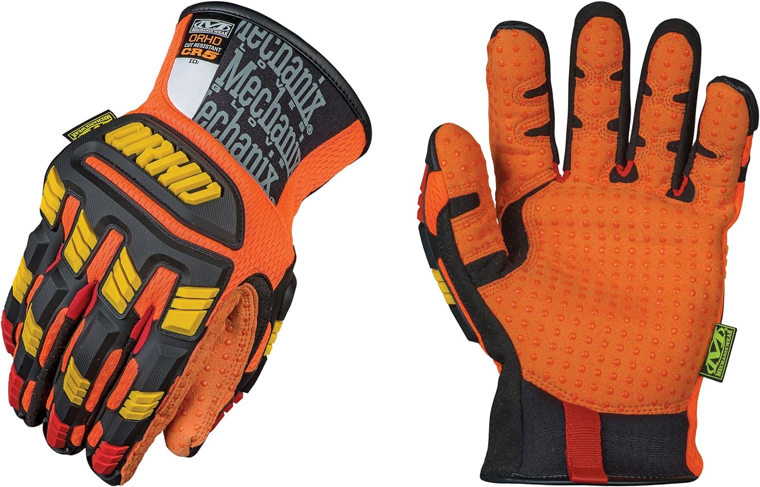 Перчатки Mechanix M-PACT® ORHD CUT CR-5 09 oранжевые