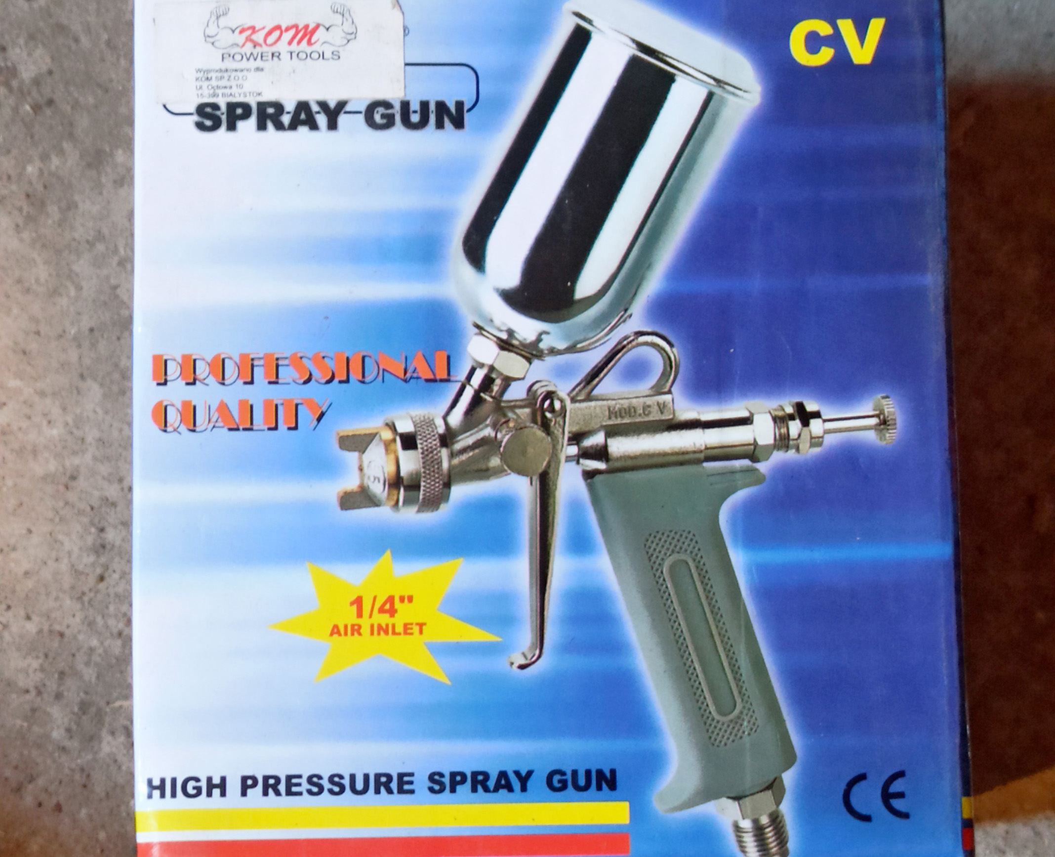 Краскопульт мини Sparky Gun, диаметр сопла 0,5 мм, объем бачка 100 мл