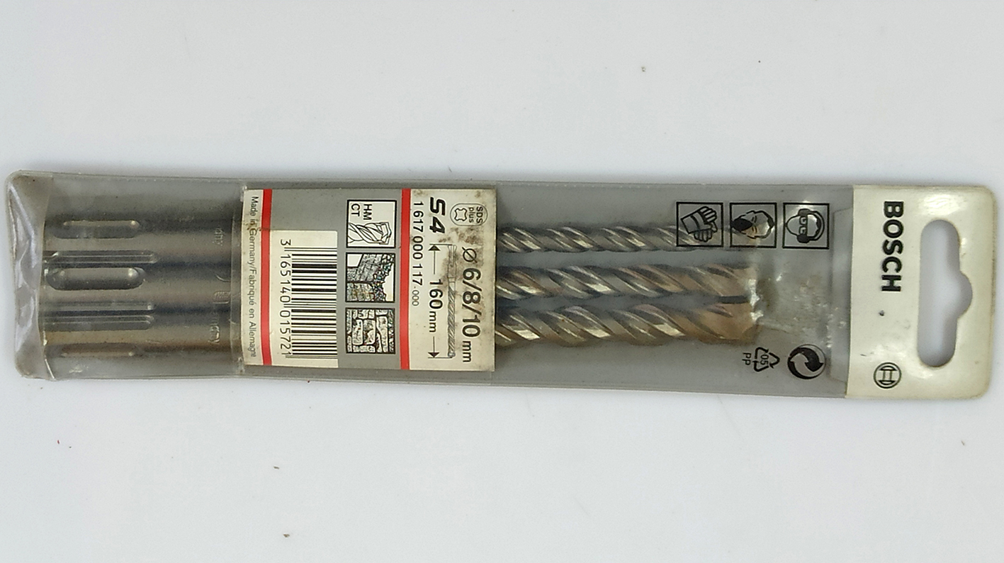 Набор сверл Sds Plus Bosch из 3-х шт. (6, 8, 10 х 160 мм)