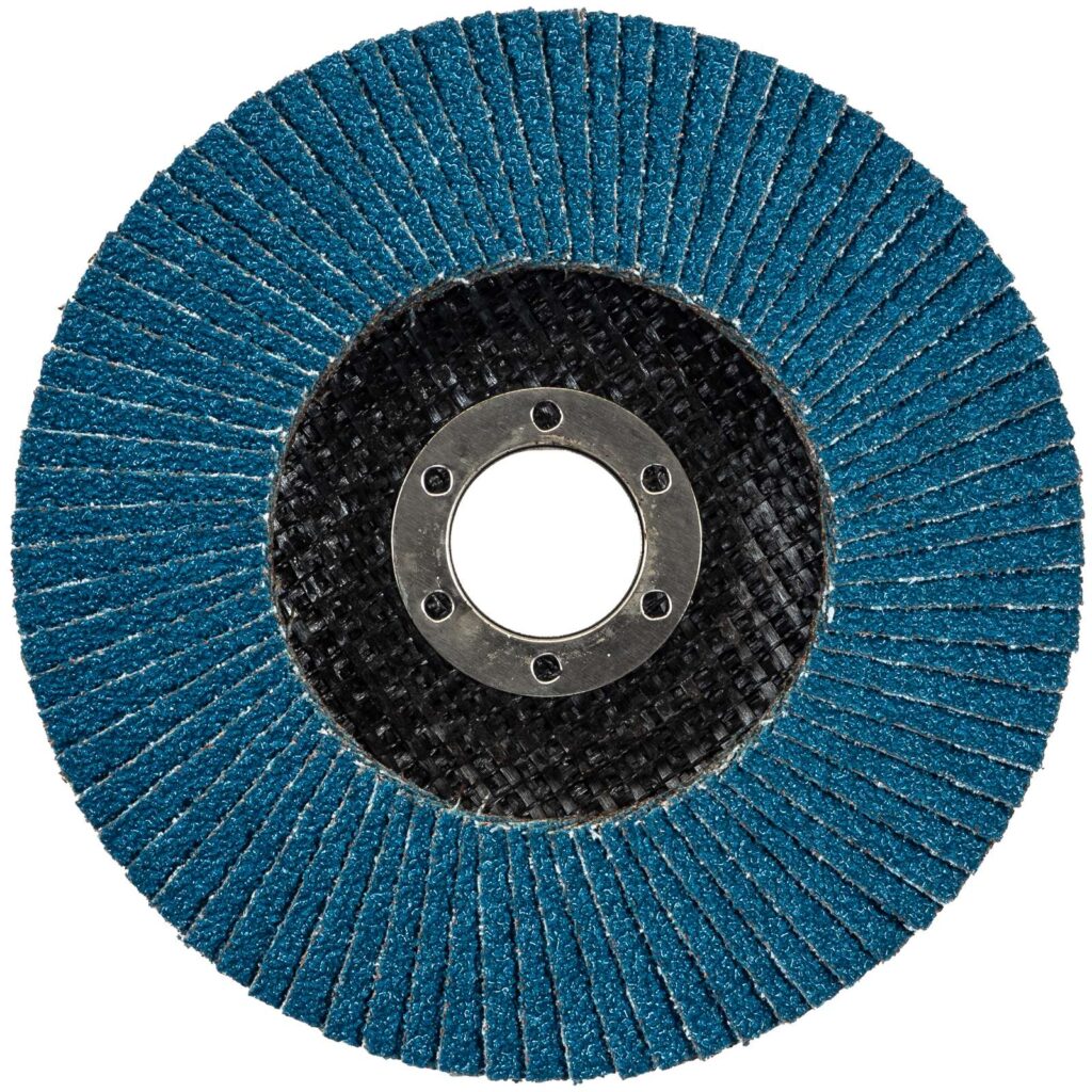 Круг лепестковый торцевой (КЛТ) циркониевый GermaFlex d. 125 мм Р 80