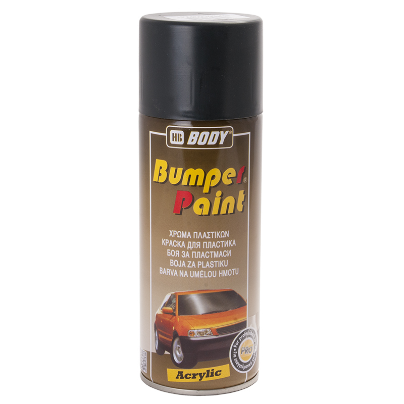 Краска для бамперов Bumper Spray черн. аэр. 400мл т.м. Champion
