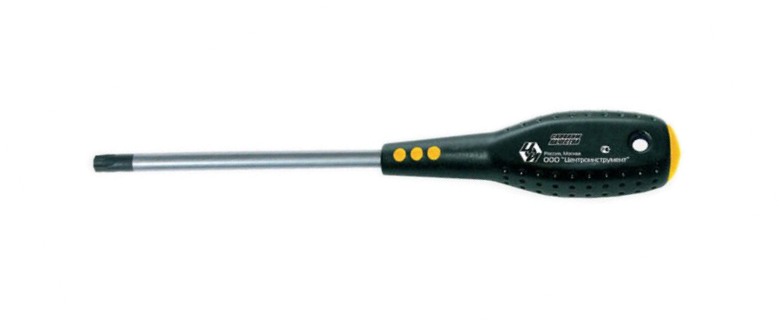 Отвертка Центроинструмент "TORX" с отверстием Т10 х 80 мм