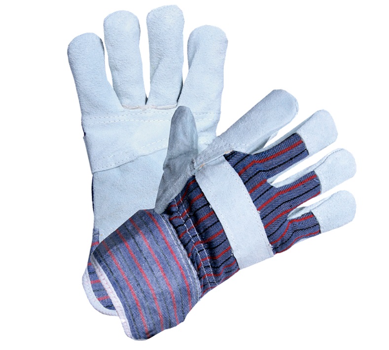Перчатки спилковые комбинированные "Ангара" Люкс.