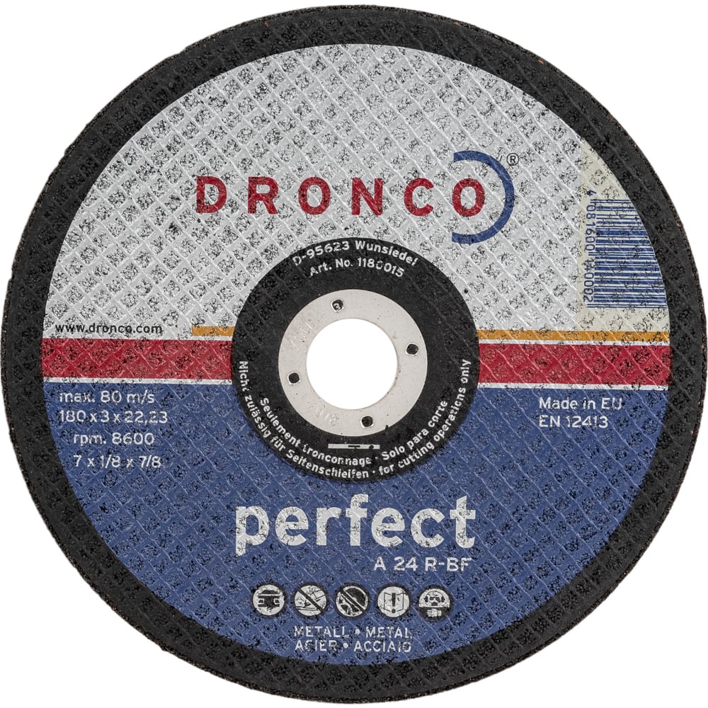 Диск бесконечный Dronco Perfect GRF d. 180 х 22 мм (Германия)